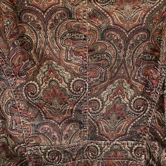 Corduroy Boho (Bohemian) Print Jacket - Picture 6 of 8